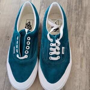 Vans Teal Canvas Sneakers